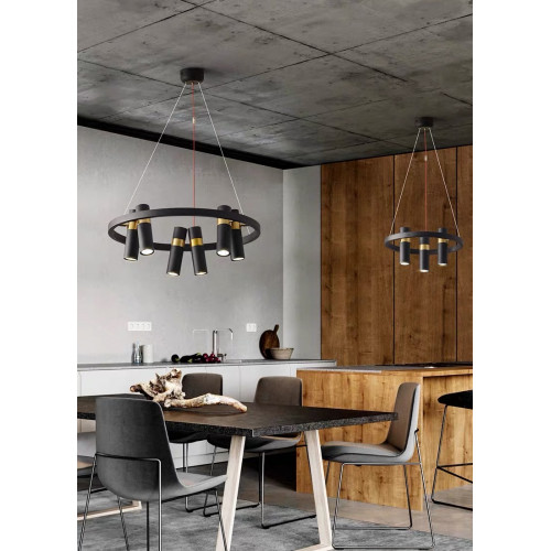 Люстра Traverso Murale 6 Bk